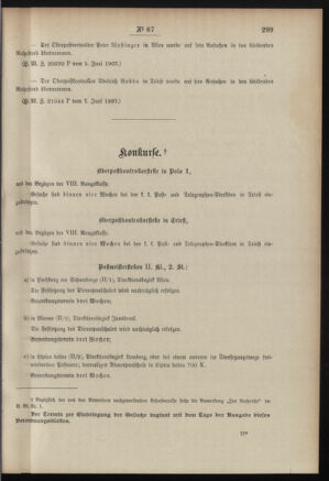 Post- und Telegraphen-Verordnungsblatt für das Verwaltungsgebiet des K.-K. Handelsministeriums 19070614 Seite: 3