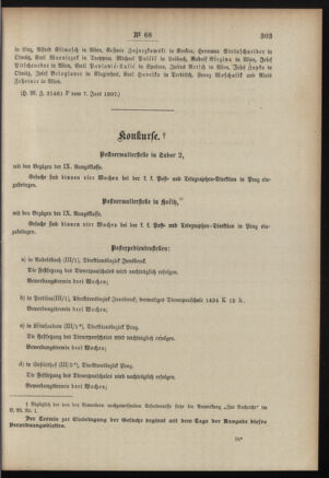 Post- und Telegraphen-Verordnungsblatt für das Verwaltungsgebiet des K.-K. Handelsministeriums 19070617 Seite: 3