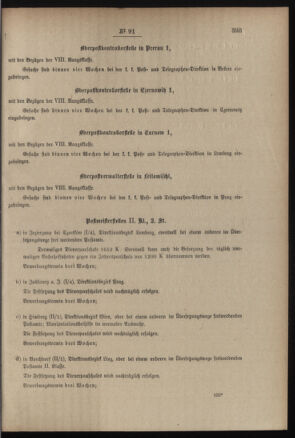 Post- und Telegraphen-Verordnungsblatt für das Verwaltungsgebiet des K.-K. Handelsministeriums 19070820 Seite: 3