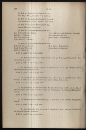 Post- und Telegraphen-Verordnungsblatt für das Verwaltungsgebiet des K.-K. Handelsministeriums 19070824 Seite: 2