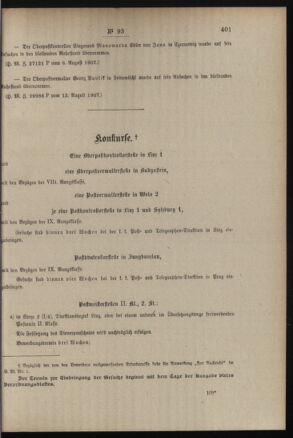 Post- und Telegraphen-Verordnungsblatt für das Verwaltungsgebiet des K.-K. Handelsministeriums 19070824 Seite: 3