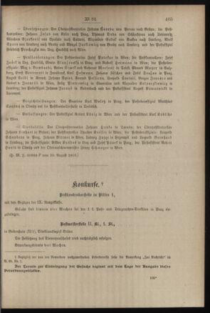 Post- und Telegraphen-Verordnungsblatt für das Verwaltungsgebiet des K.-K. Handelsministeriums 19070828 Seite: 3