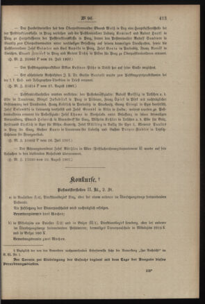 Post- und Telegraphen-Verordnungsblatt für das Verwaltungsgebiet des K.-K. Handelsministeriums 19070904 Seite: 3