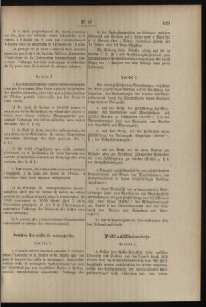 Post- und Telegraphen-Verordnungsblatt für das Verwaltungsgebiet des K.-K. Handelsministeriums 19070907 Seite: 5