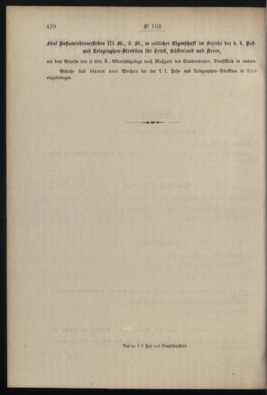 Post- und Telegraphen-Verordnungsblatt für das Verwaltungsgebiet des K.-K. Handelsministeriums 19070923 Seite: 4