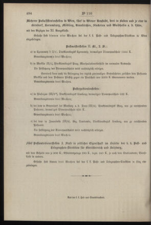 Post- und Telegraphen-Verordnungsblatt für das Verwaltungsgebiet des K.-K. Handelsministeriums 19071009 Seite: 4