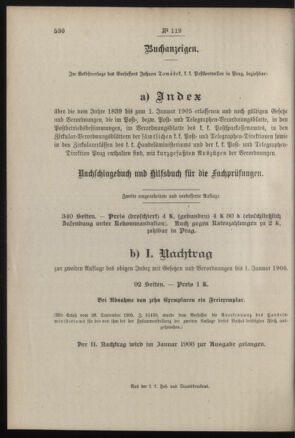 Post- und Telegraphen-Verordnungsblatt für das Verwaltungsgebiet des K.-K. Handelsministeriums 19071031 Seite: 4