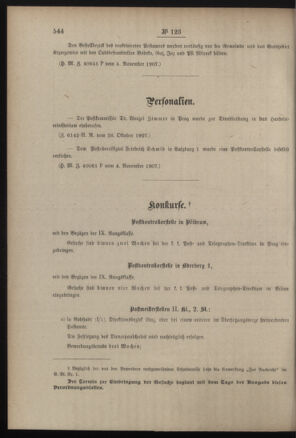 Post- und Telegraphen-Verordnungsblatt für das Verwaltungsgebiet des K.-K. Handelsministeriums 19071108 Seite: 4