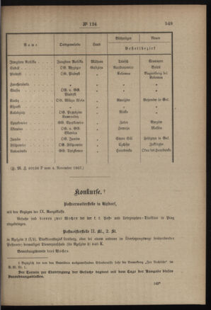 Post- und Telegraphen-Verordnungsblatt für das Verwaltungsgebiet des K.-K. Handelsministeriums 19071113 Seite: 3