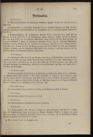 Post- und Telegraphen-Verordnungsblatt für das Verwaltungsgebiet des K.-K. Handelsministeriums 19071123 Seite: 3