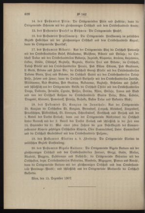 Post- und Telegraphen-Verordnungsblatt für das Verwaltungsgebiet des K.-K. Handelsministeriums 19071219 Seite: 6