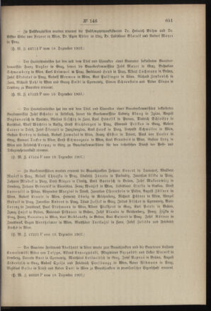 Post- und Telegraphen-Verordnungsblatt für das Verwaltungsgebiet des K.-K. Handelsministeriums 19071231 Seite: 7