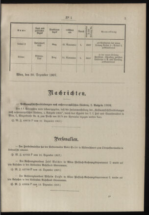 Post- und Telegraphen-Verordnungsblatt für das Verwaltungsgebiet des K.-K. Handelsministeriums 19080108 Seite: 3