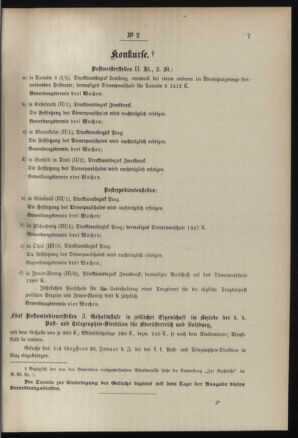 Post- und Telegraphen-Verordnungsblatt für das Verwaltungsgebiet des K.-K. Handelsministeriums 19080109 Seite: 3