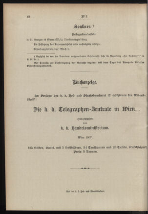 Post- und Telegraphen-Verordnungsblatt für das Verwaltungsgebiet des K.-K. Handelsministeriums 19080110 Seite: 4