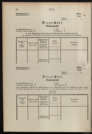 Post- und Telegraphen-Verordnungsblatt für das Verwaltungsgebiet des K.-K. Handelsministeriums 19080130 Seite: 14