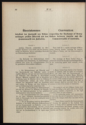 Post- und Telegraphen-Verordnungsblatt für das Verwaltungsgebiet des K.-K. Handelsministeriums 19080130 Seite: 2