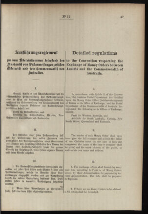 Post- und Telegraphen-Verordnungsblatt für das Verwaltungsgebiet des K.-K. Handelsministeriums 19080130 Seite: 5