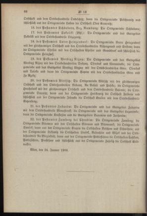 Post- und Telegraphen-Verordnungsblatt für das Verwaltungsgebiet des K.-K. Handelsministeriums 19080131 Seite: 6