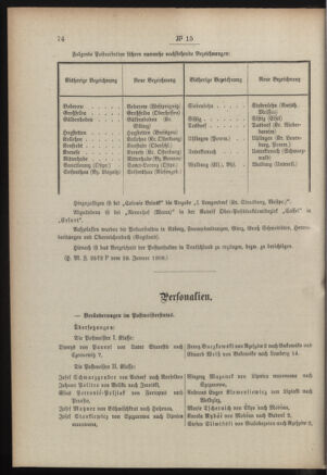 Post- und Telegraphen-Verordnungsblatt für das Verwaltungsgebiet des K.-K. Handelsministeriums 19080203 Seite: 2