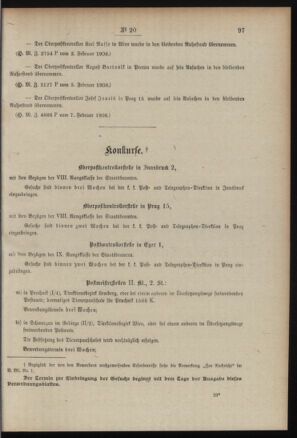 Post- und Telegraphen-Verordnungsblatt für das Verwaltungsgebiet des K.-K. Handelsministeriums 19080214 Seite: 3