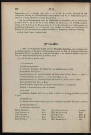 Post- und Telegraphen-Verordnungsblatt für das Verwaltungsgebiet des K.-K. Handelsministeriums 19080224 Seite: 2