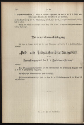 Post- und Telegraphen-Verordnungsblatt für das Verwaltungsgebiet des K.-K. Handelsministeriums 19080320 Seite: 4