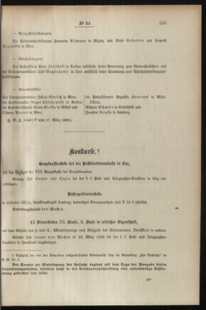 Post- und Telegraphen-Verordnungsblatt für das Verwaltungsgebiet des K.-K. Handelsministeriums 19080321 Seite: 3