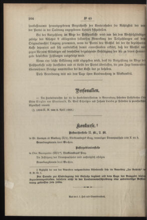 Post- und Telegraphen-Verordnungsblatt für das Verwaltungsgebiet des K.-K. Handelsministeriums 19080416 Seite: 2