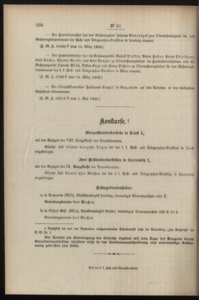 Post- und Telegraphen-Verordnungsblatt für das Verwaltungsgebiet des K.-K. Handelsministeriums 19080508 Seite: 4