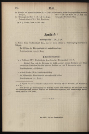 Post- und Telegraphen-Verordnungsblatt für das Verwaltungsgebiet des K.-K. Handelsministeriums 19080601 Seite: 4