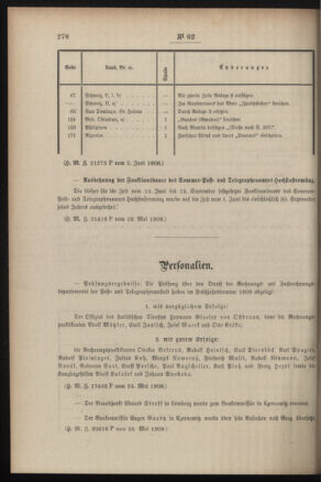 Post- und Telegraphen-Verordnungsblatt für das Verwaltungsgebiet des K.-K. Handelsministeriums 19080604 Seite: 4