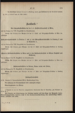 Post- und Telegraphen-Verordnungsblatt für das Verwaltungsgebiet des K.-K. Handelsministeriums 19080604 Seite: 5