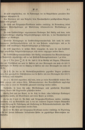 Post- und Telegraphen-Verordnungsblatt für das Verwaltungsgebiet des K.-K. Handelsministeriums 19080617 Seite: 5