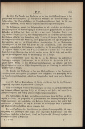 Post- und Telegraphen-Verordnungsblatt für das Verwaltungsgebiet des K.-K. Handelsministeriums 19080617 Seite: 9