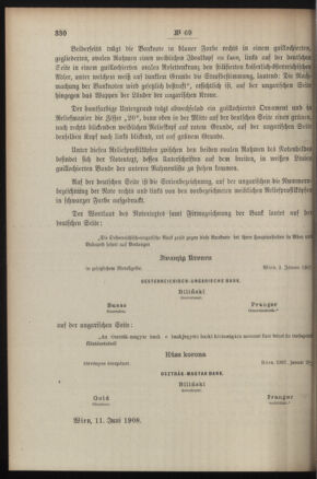 Post- und Telegraphen-Verordnungsblatt für das Verwaltungsgebiet des K.-K. Handelsministeriums 19080626 Seite: 10