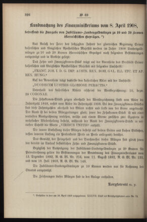 Post- und Telegraphen-Verordnungsblatt für das Verwaltungsgebiet des K.-K. Handelsministeriums 19080626 Seite: 6