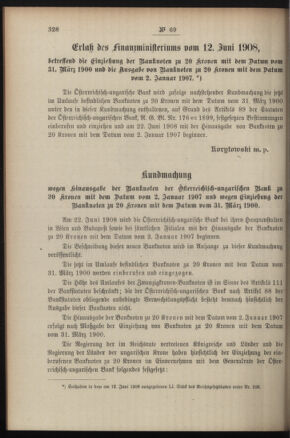 Post- und Telegraphen-Verordnungsblatt für das Verwaltungsgebiet des K.-K. Handelsministeriums 19080626 Seite: 8