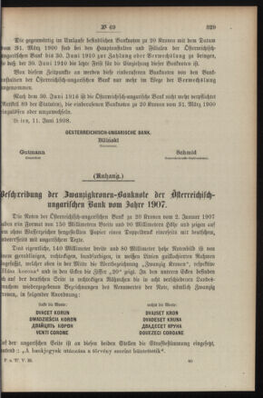 Post- und Telegraphen-Verordnungsblatt für das Verwaltungsgebiet des K.-K. Handelsministeriums 19080626 Seite: 9