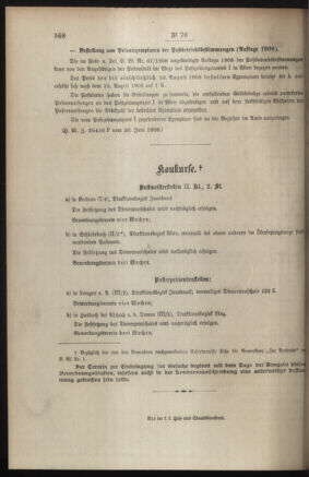 Post- und Telegraphen-Verordnungsblatt für das Verwaltungsgebiet des K.-K. Handelsministeriums 19080711 Seite: 4