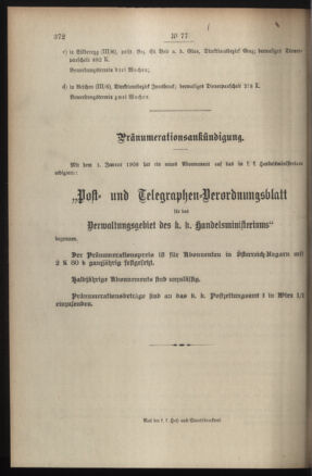 Post- und Telegraphen-Verordnungsblatt für das Verwaltungsgebiet des K.-K. Handelsministeriums 19080714 Seite: 4