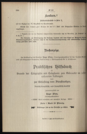 Post- und Telegraphen-Verordnungsblatt für das Verwaltungsgebiet des K.-K. Handelsministeriums 19080721 Seite: 4