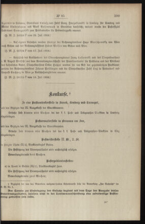 Post- und Telegraphen-Verordnungsblatt für das Verwaltungsgebiet des K.-K. Handelsministeriums 19080801 Seite: 3