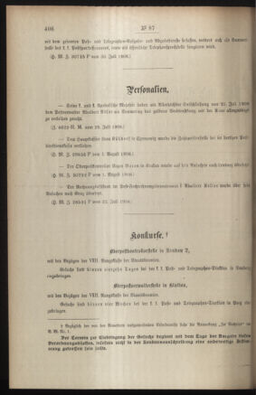 Post- und Telegraphen-Verordnungsblatt für das Verwaltungsgebiet des K.-K. Handelsministeriums 19080808 Seite: 2