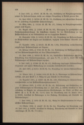 Post- und Telegraphen-Verordnungsblatt für das Verwaltungsgebiet des K.-K. Handelsministeriums 19080819 Seite: 2