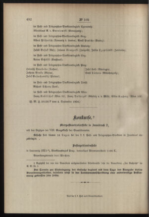 Post- und Telegraphen-Verordnungsblatt für das Verwaltungsgebiet des K.-K. Handelsministeriums 19080921 Seite: 4