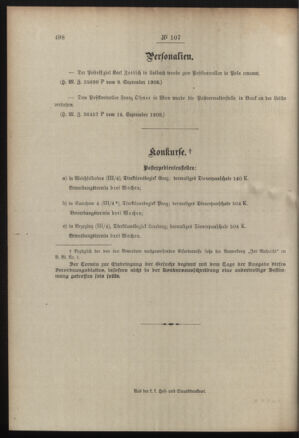 Post- und Telegraphen-Verordnungsblatt für das Verwaltungsgebiet des K.-K. Handelsministeriums 19080924 Seite: 2