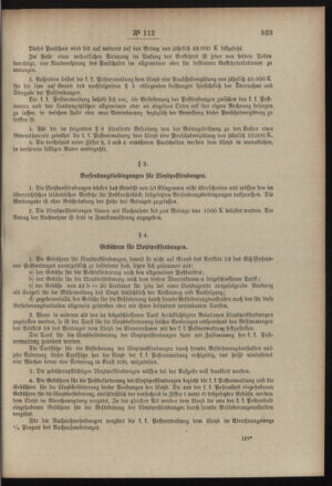 Post- und Telegraphen-Verordnungsblatt für das Verwaltungsgebiet des K.-K. Handelsministeriums 19081006 Seite: 11