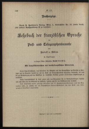 Post- und Telegraphen-Verordnungsblatt für das Verwaltungsgebiet des K.-K. Handelsministeriums 19081012 Seite: 4