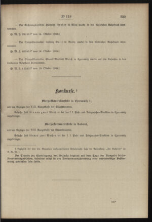 Post- und Telegraphen-Verordnungsblatt für das Verwaltungsgebiet des K.-K. Handelsministeriums 19081023 Seite: 3